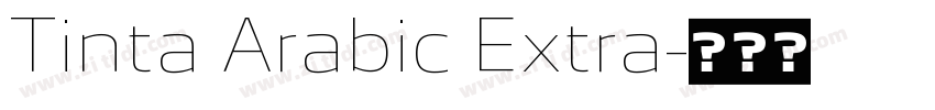 Tinta Arabic Extra字体转换